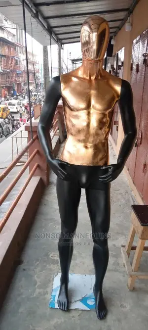 Gold and Black Male MANNEQUINS for High End Stores