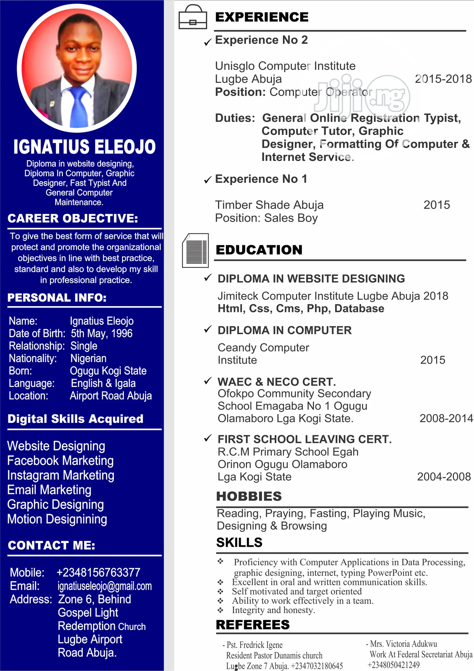 Ict Expert and Website Developer
