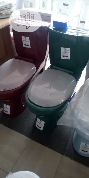 Non Common Colour WC With The Wash Hand Basin And Pedestal