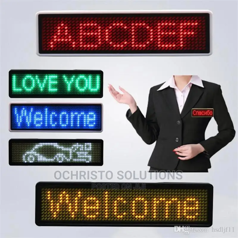 Digital Name Tag (Led Badge)