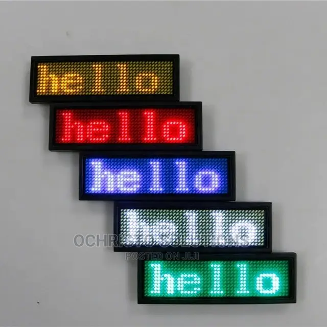 Digital Name Tag (Led Badge)