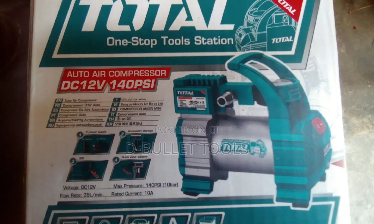 Total Air Compressor Portable Use for Car