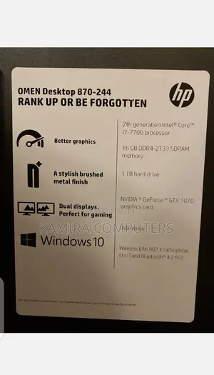 New Desktop Computer HP Omen 870 16GB Intel Core I7 SSD 1T