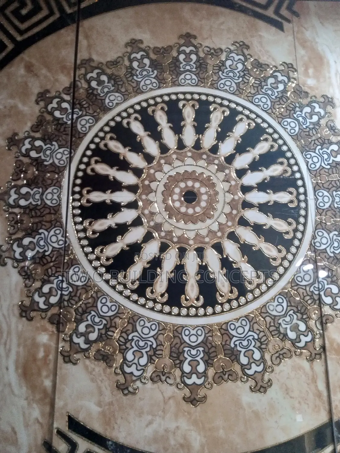 Center Decor Floor Tile