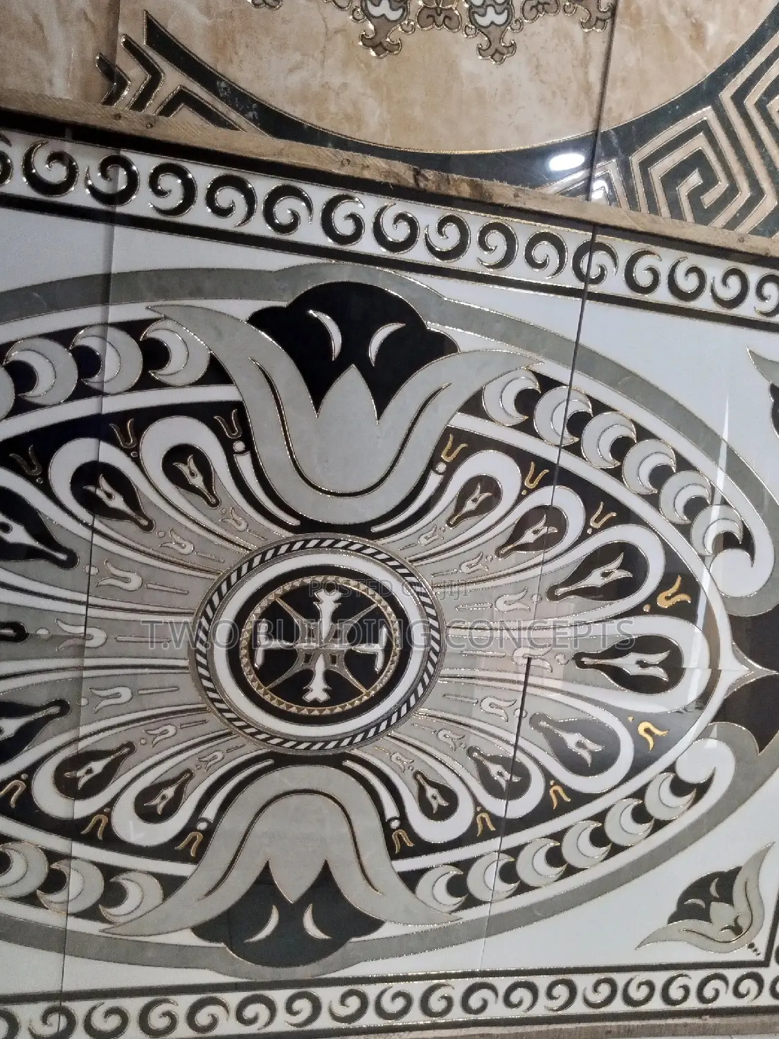 Center Decor Floor Tile