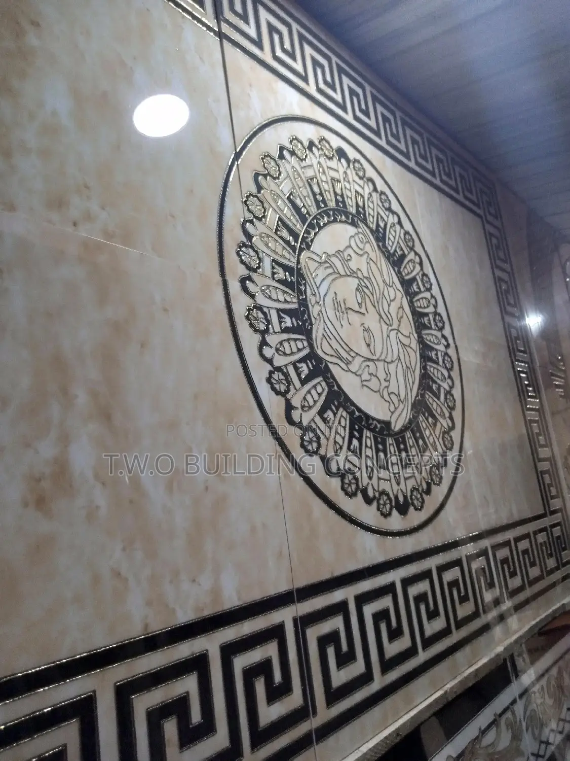 Center Decor Floor Tile