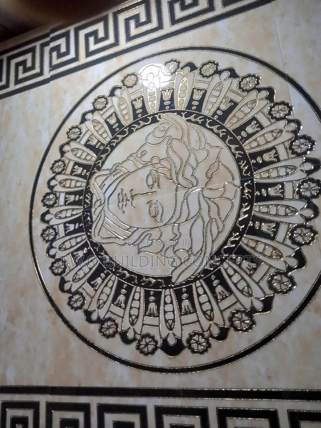 Center Decor Floor Tile