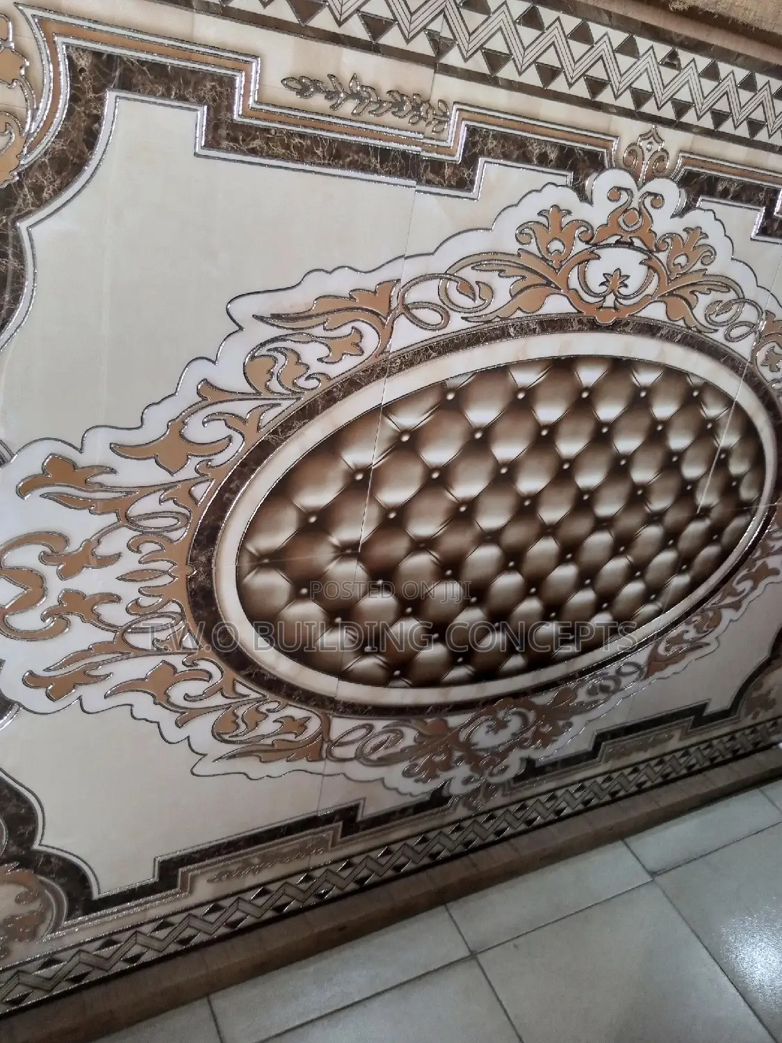 Center Decor Floor Tile
