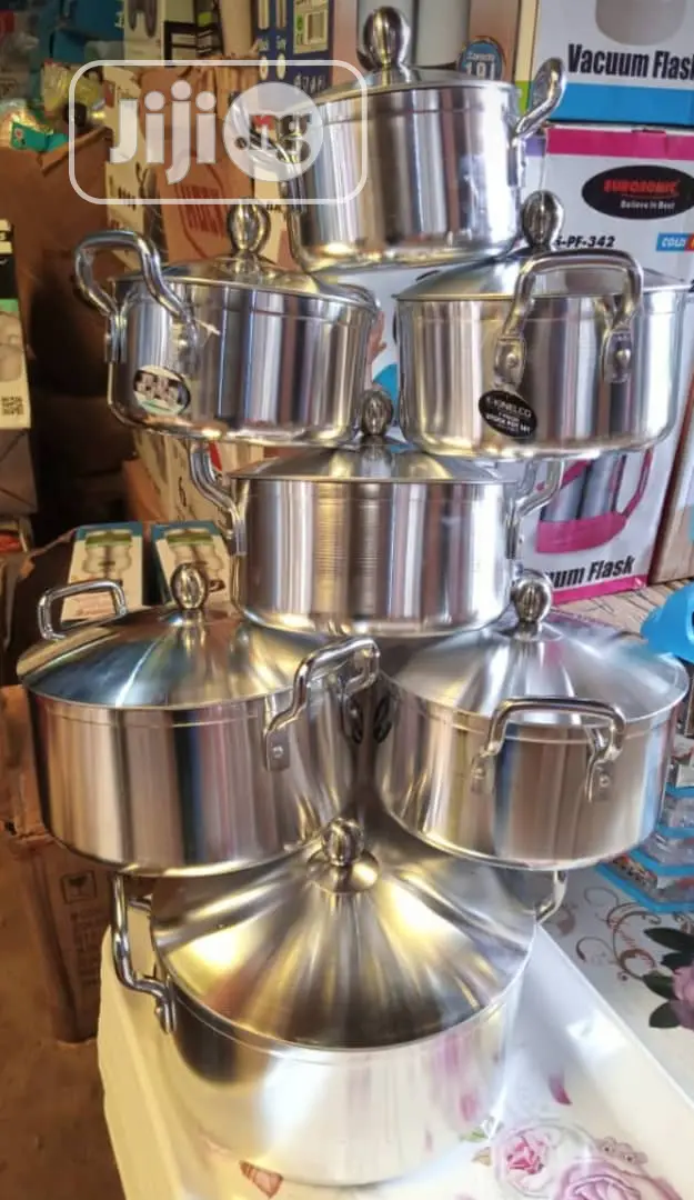 7 Sets Aluminium Pots