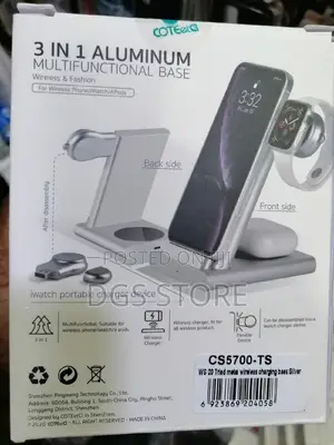 Coteetd 3in1 Aluminum Multifunctional Base Wireless