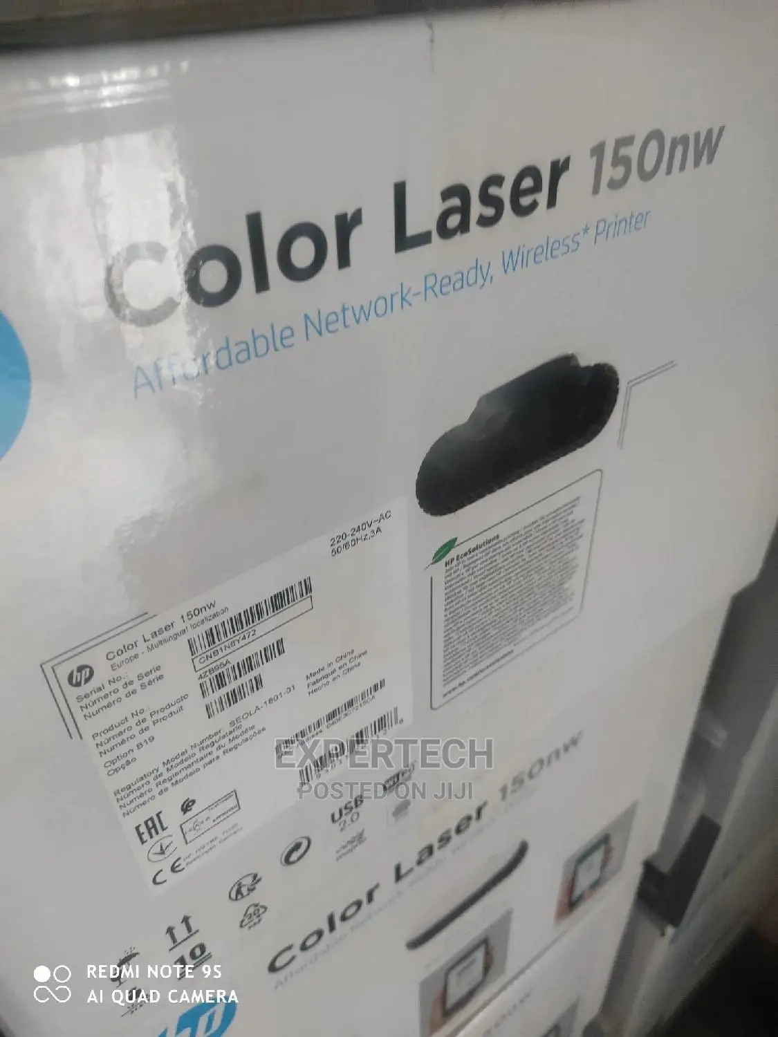 Hp Colour Laser 150nw Printer (4zb95a)