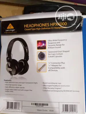 Behringer Hpx400 Headphone