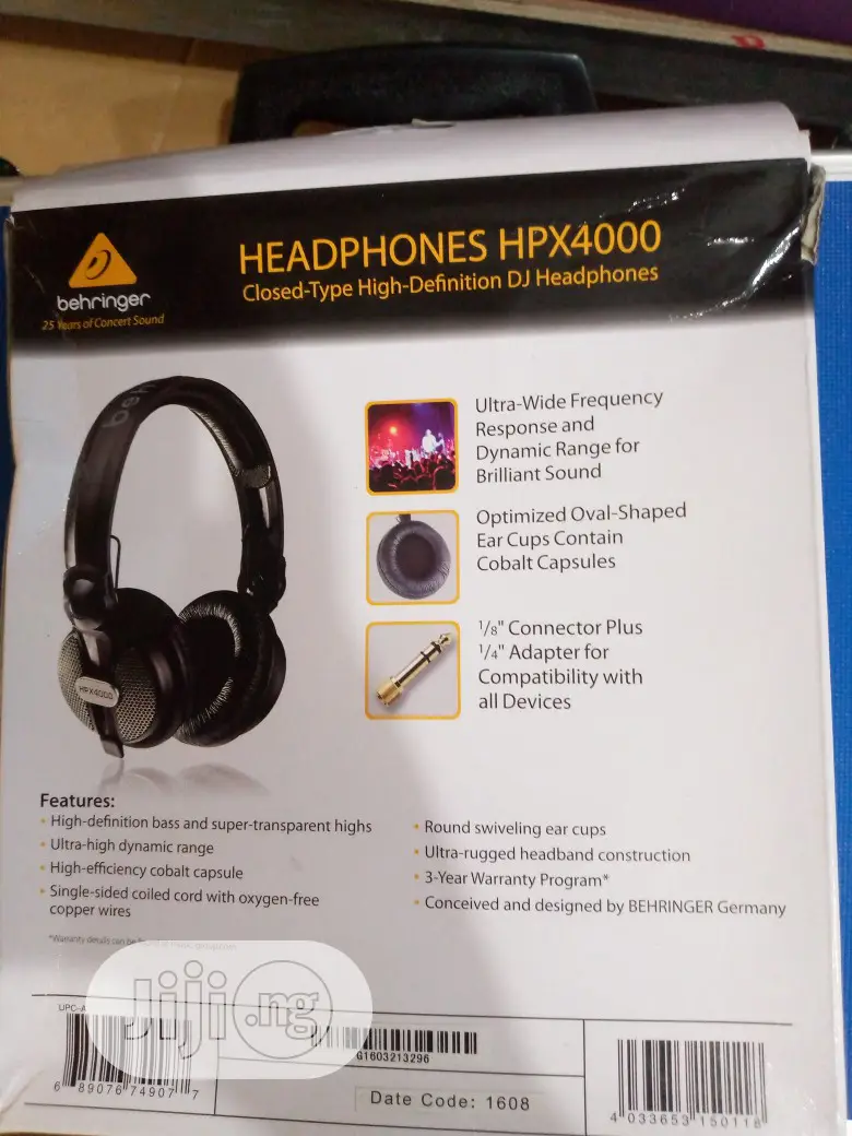 Behringer Hpx400 Headphone