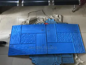 Concrete Stamped Floor Polish Mold Wooden Frame Concrete