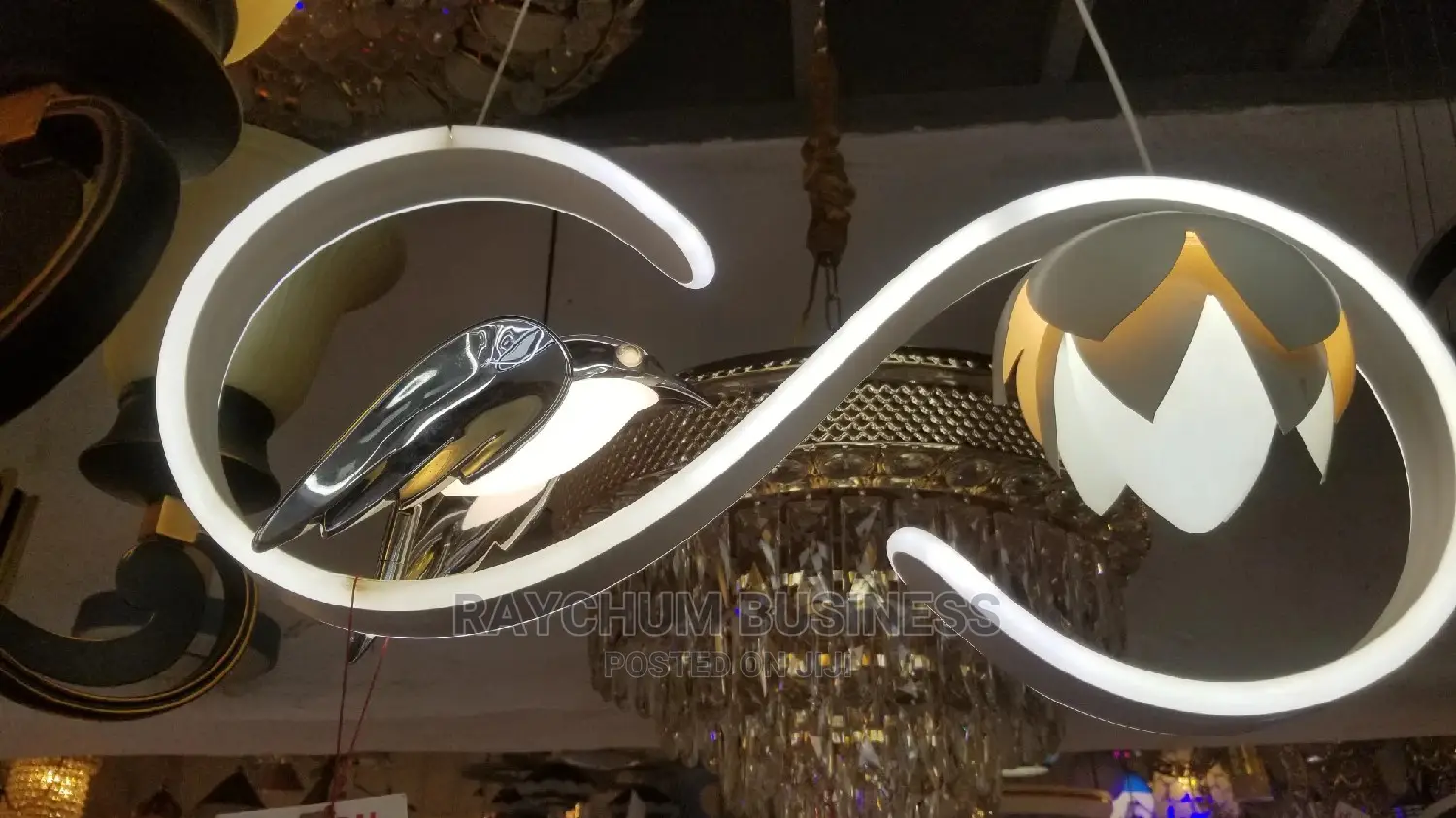 Chandelian Drop Light Bird Design
