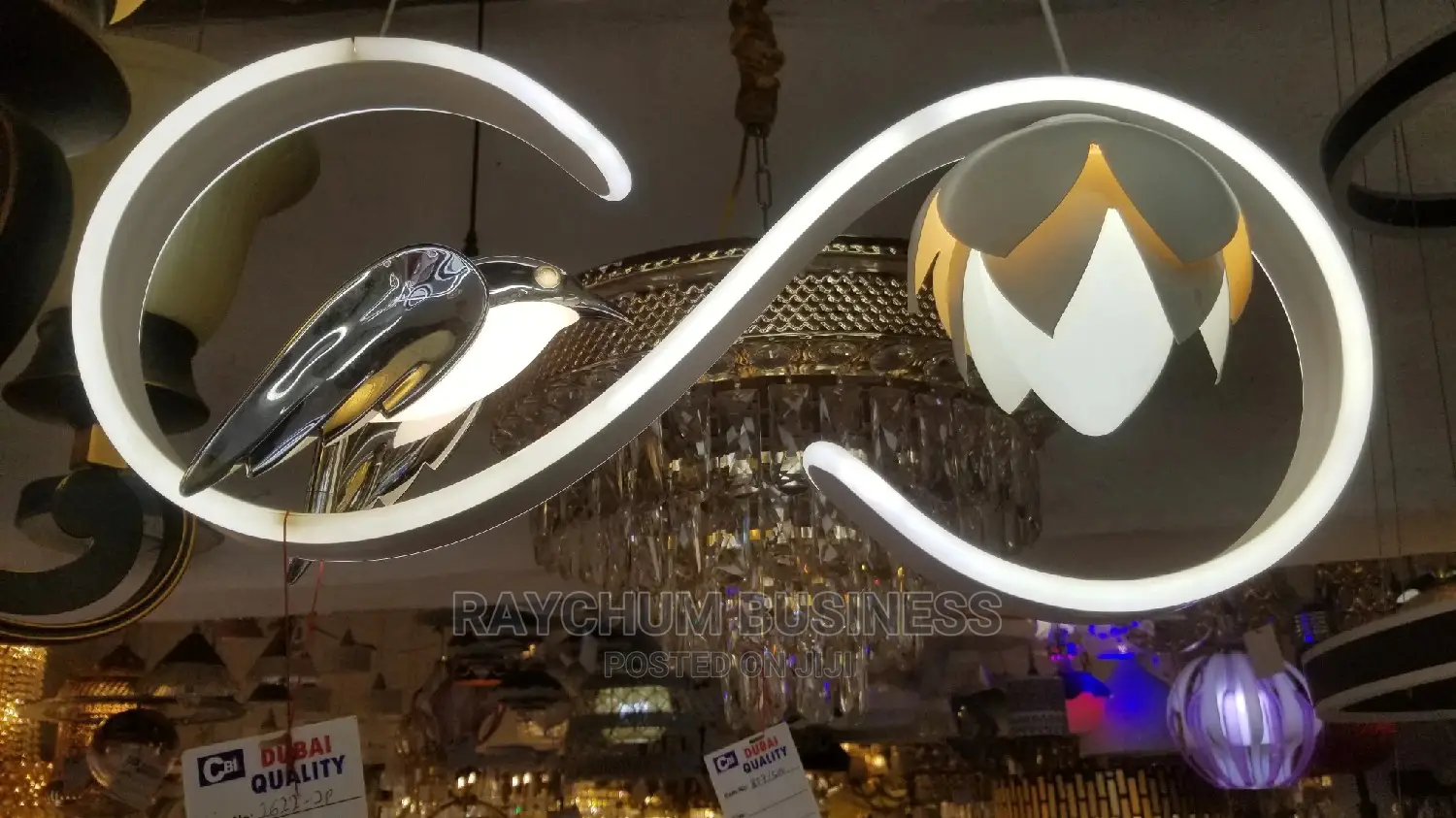 Chandelian Drop Light Bird Design