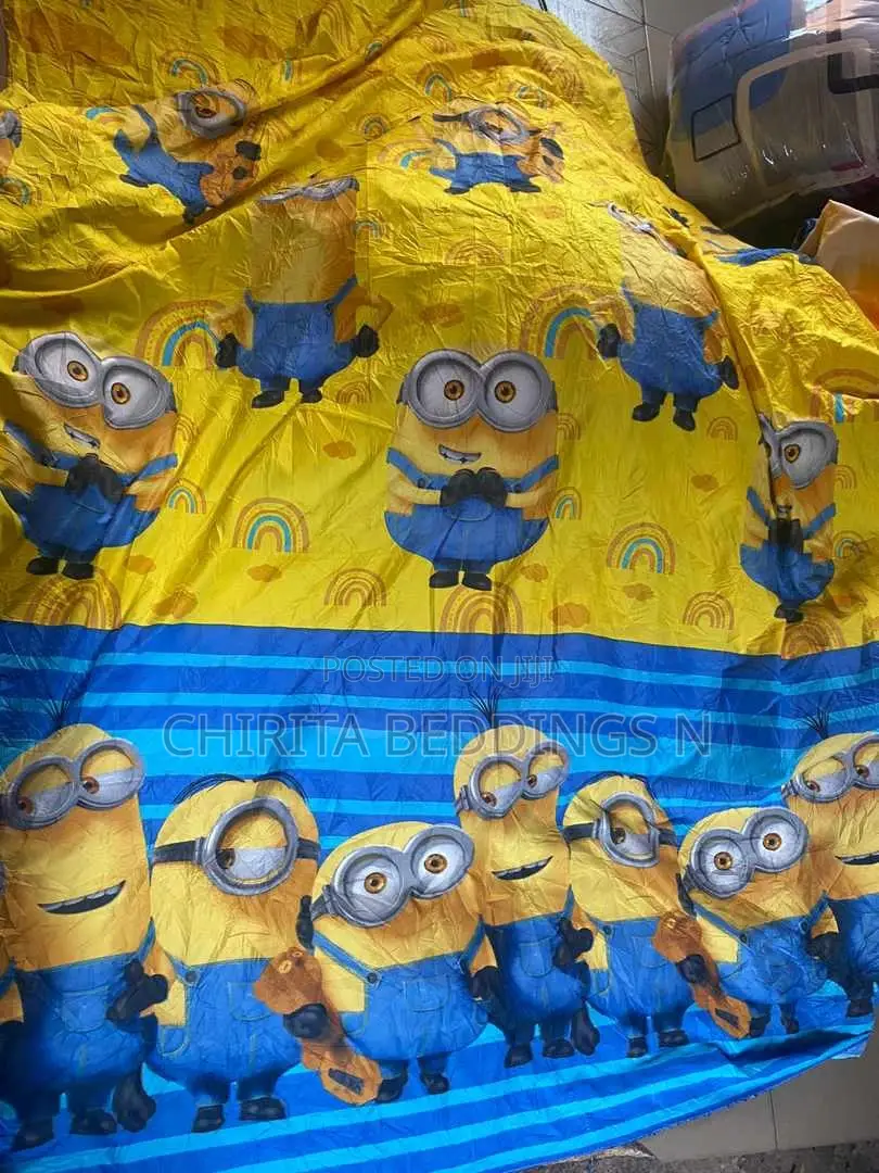 Cartoon Character Design Bedspread