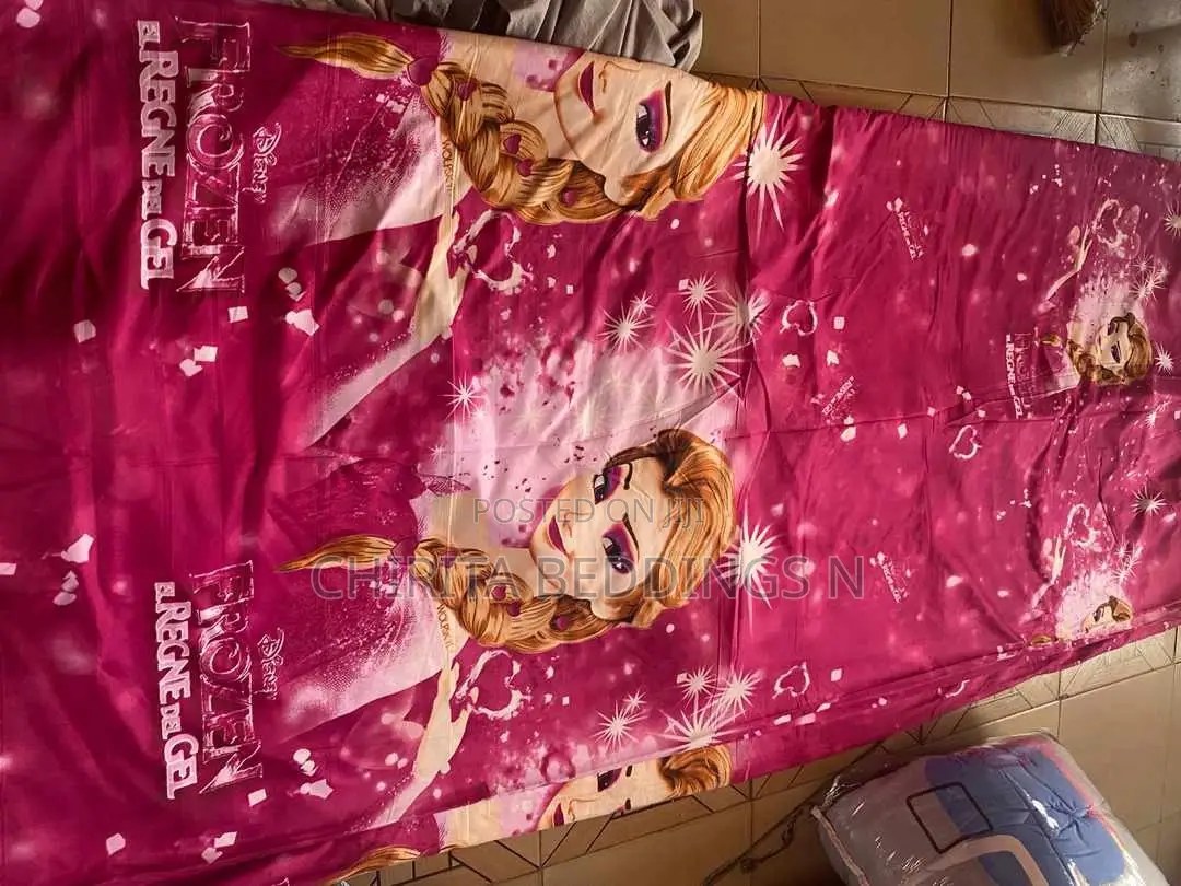 Cartoon Character Design Bedspread