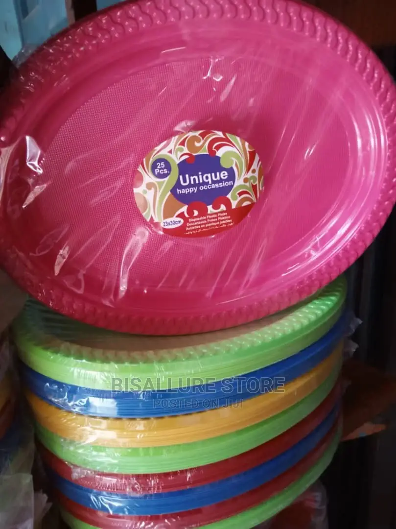 Oval Shape Serving Plate -25 Pieces