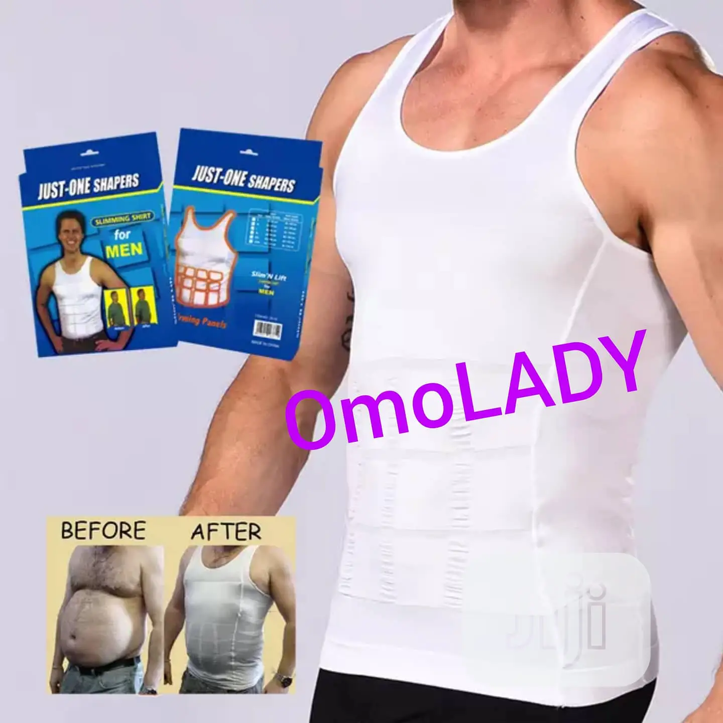 Mens Shapewear Compression Slimming Vest
