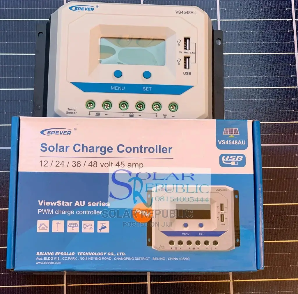 45A 12v-48v Epever PWM Charge Controller