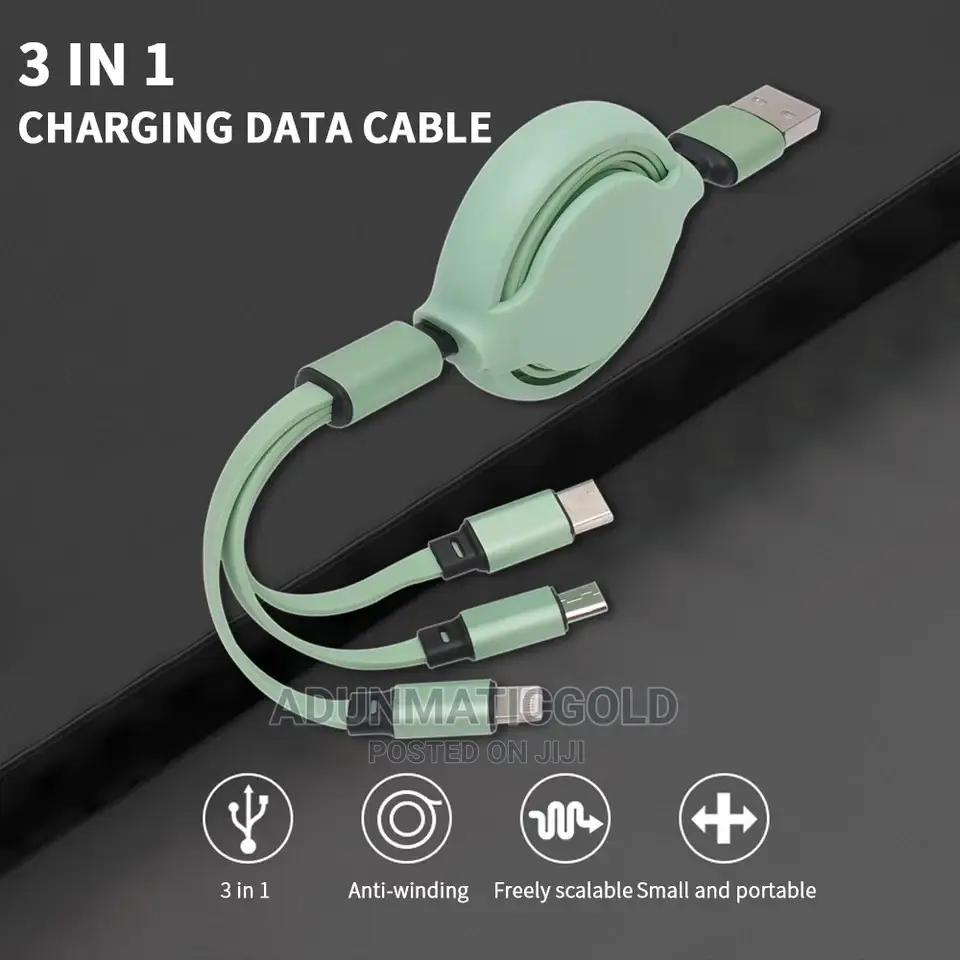 3 in 1 Fast Charging Cable