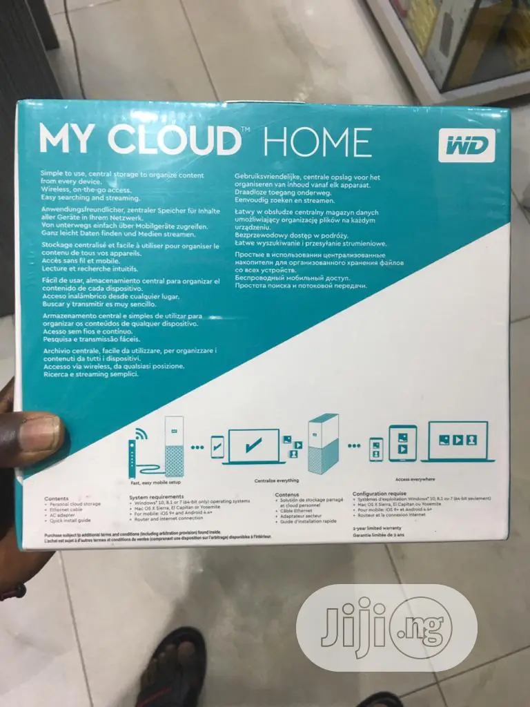 WD My Cloud Home 4TB Cloud Storage