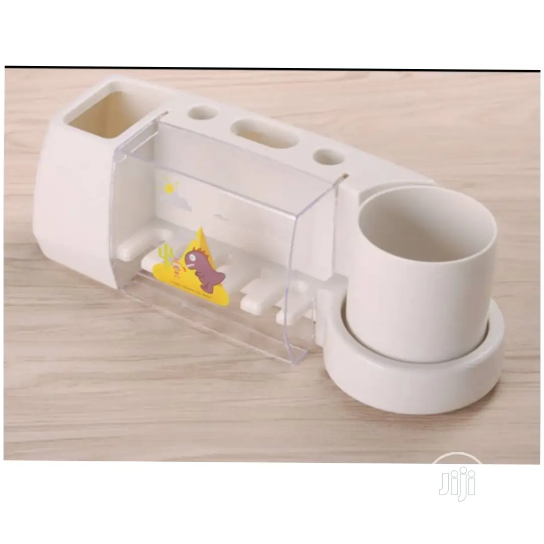Toothbrush and Toothpaste Holder