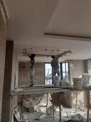 Pop Celling, Screeding And Painting