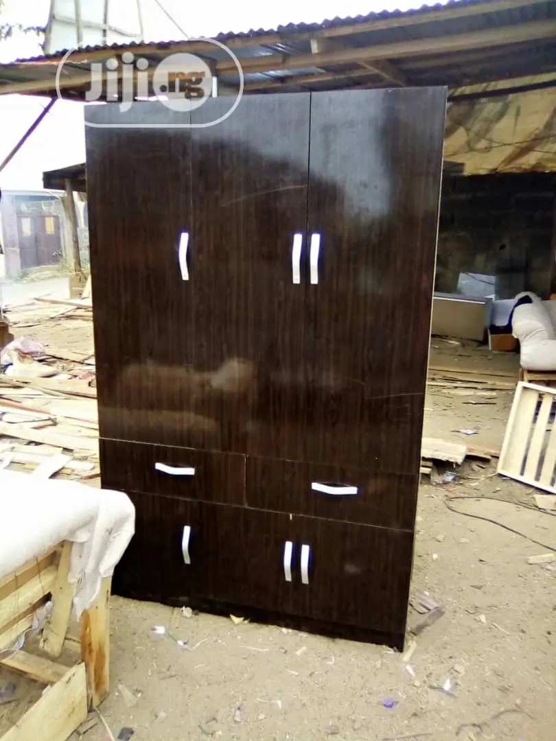 2 Doors Wardrobe With Locker and Show Rack