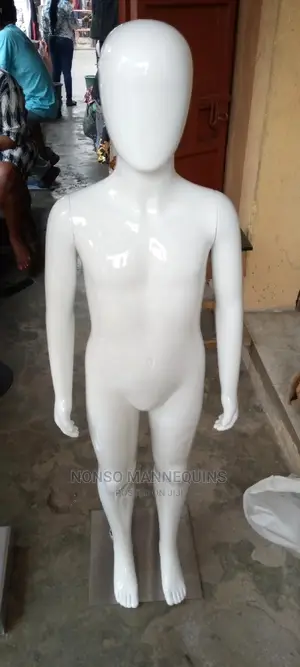 Age 5 To 10 Years Glossy White Unisex Kids Mannequins