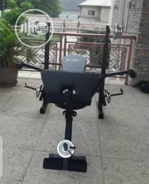 Weight Bench With 50kg Weights