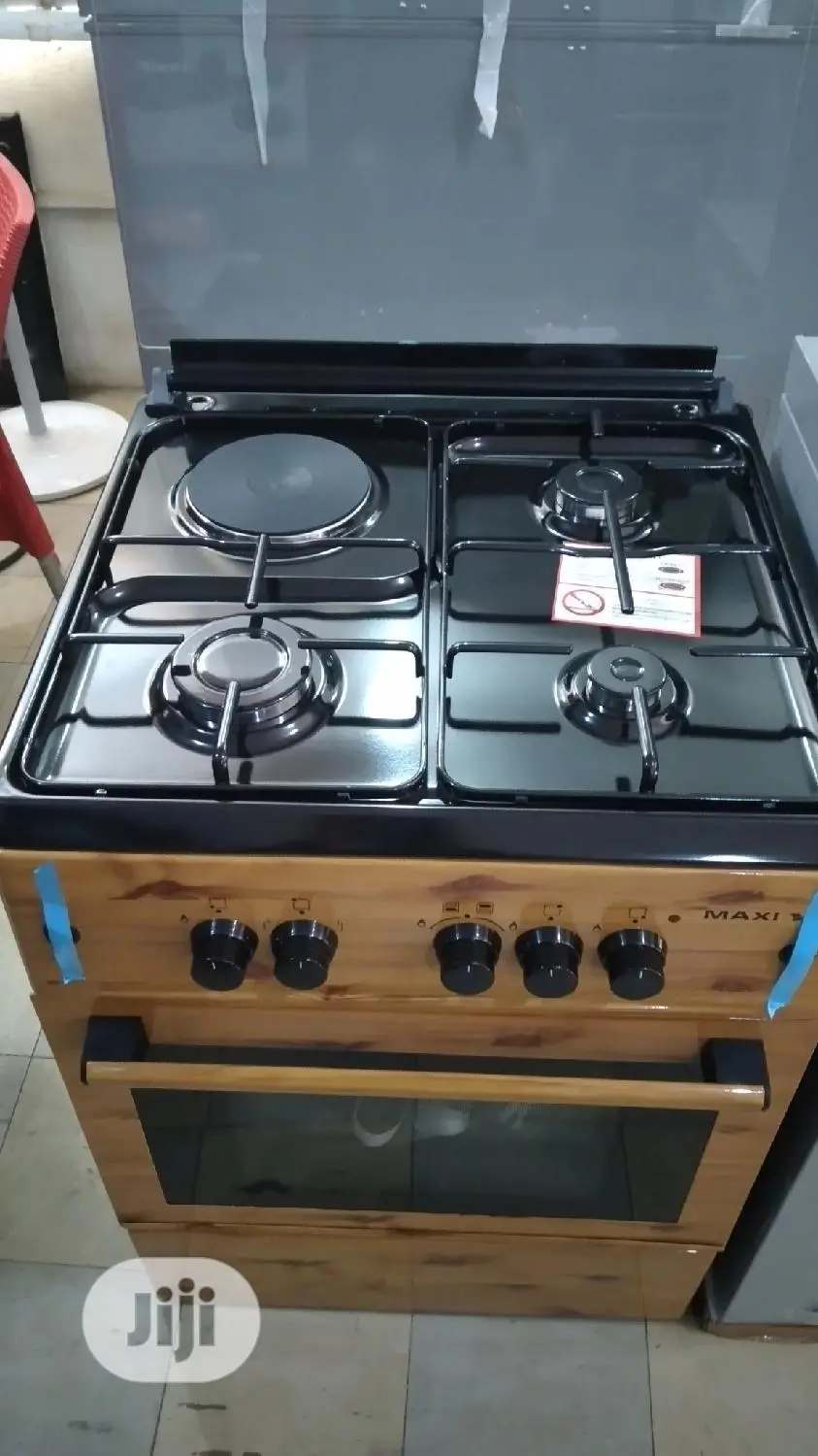 Maxi Gas Cooker 6060 (3+1) Wood