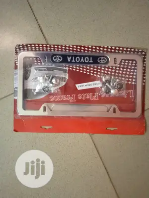 Toyota Plate Number Frame