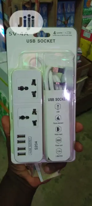 Quality Extension Socket 2way With 4 Usb