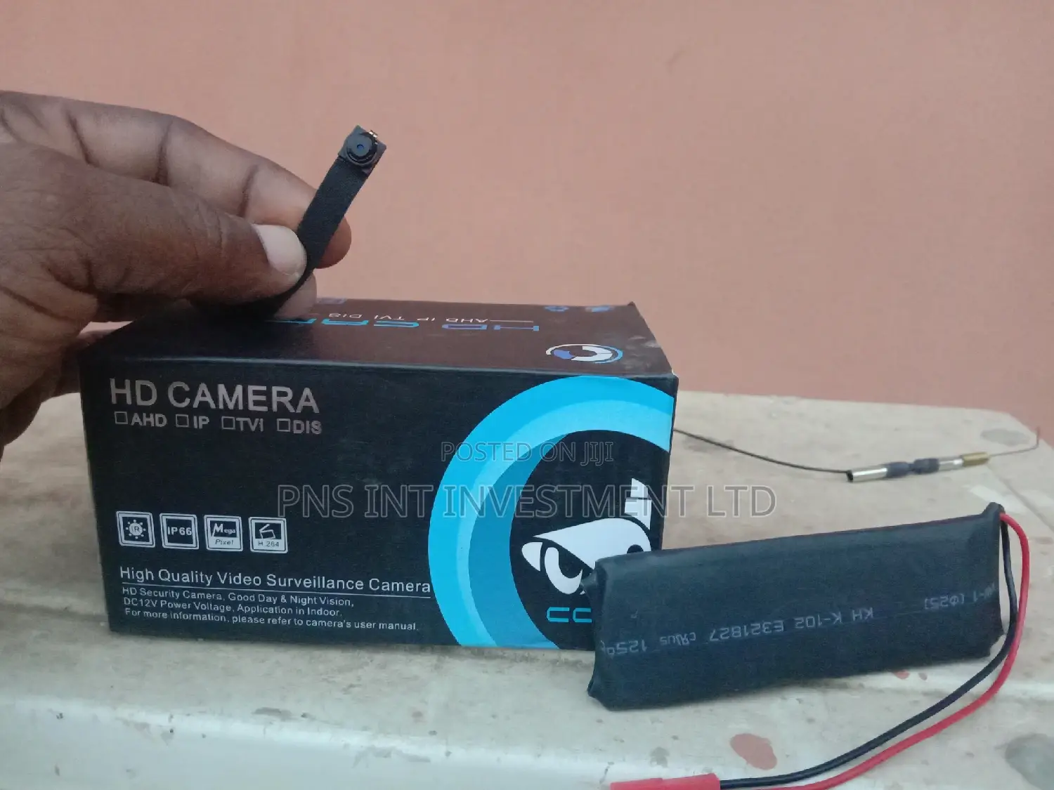 Pinhole Wifi Ip Battery Camera