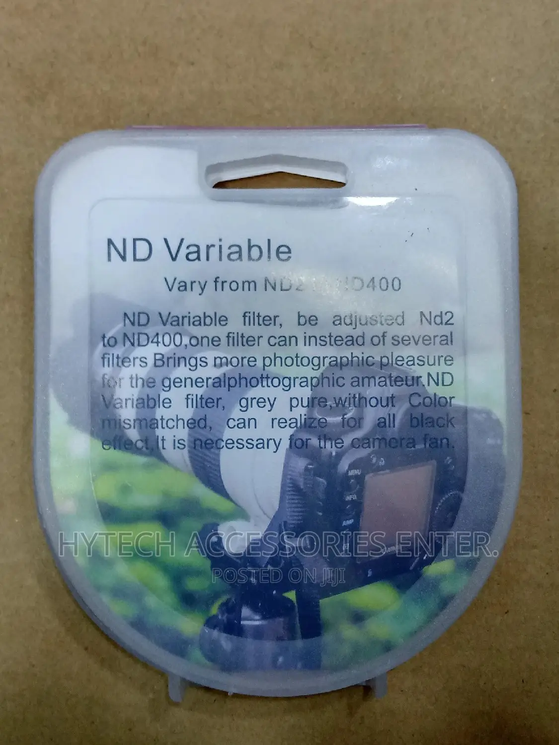 Variable Neutra Density Filter