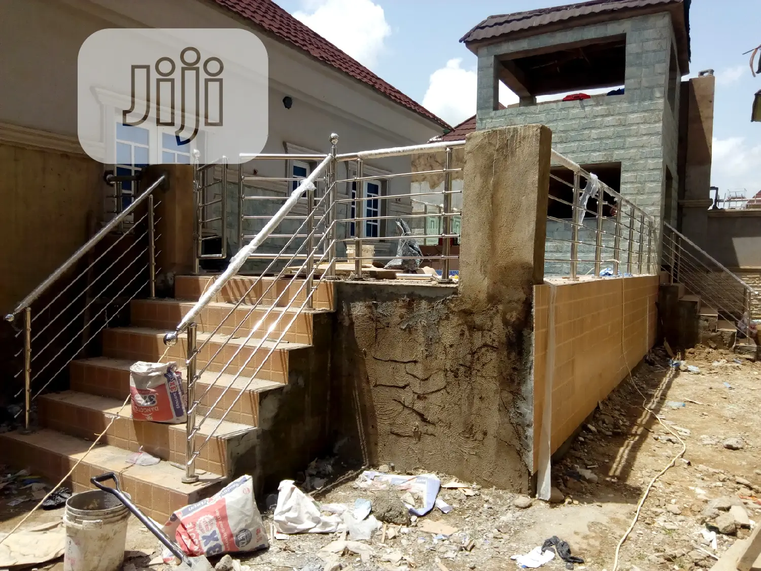 Stainless Entrance To Swimming Pool