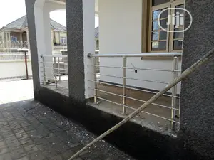 Stainless Balcony And Staircase Handrail @Abuja