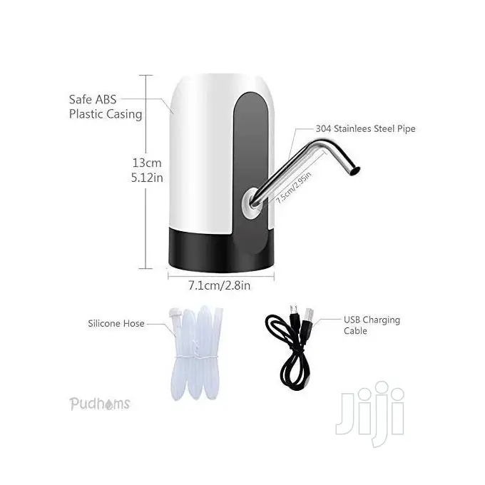 Rechargeable Automatic Water Dispenser - White
