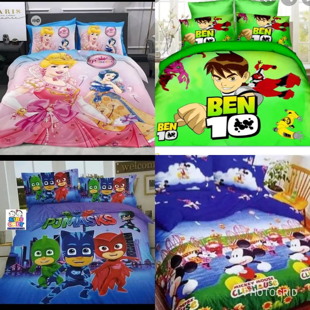 Cartoon Character Bedsheet