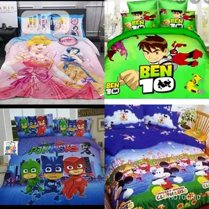 Cartoon Character Bedsheet