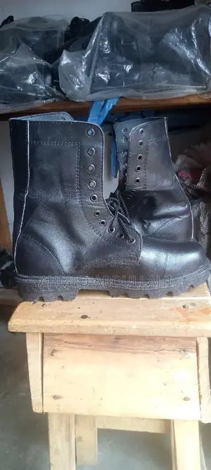 Leather Security Boots