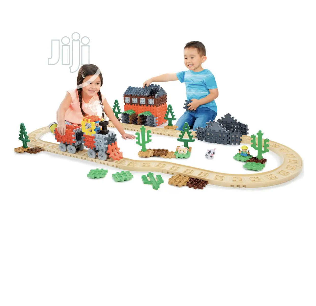 Waffle Blocks Steam Train