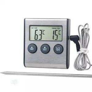 Digital Kitchen Thermometer With Timer