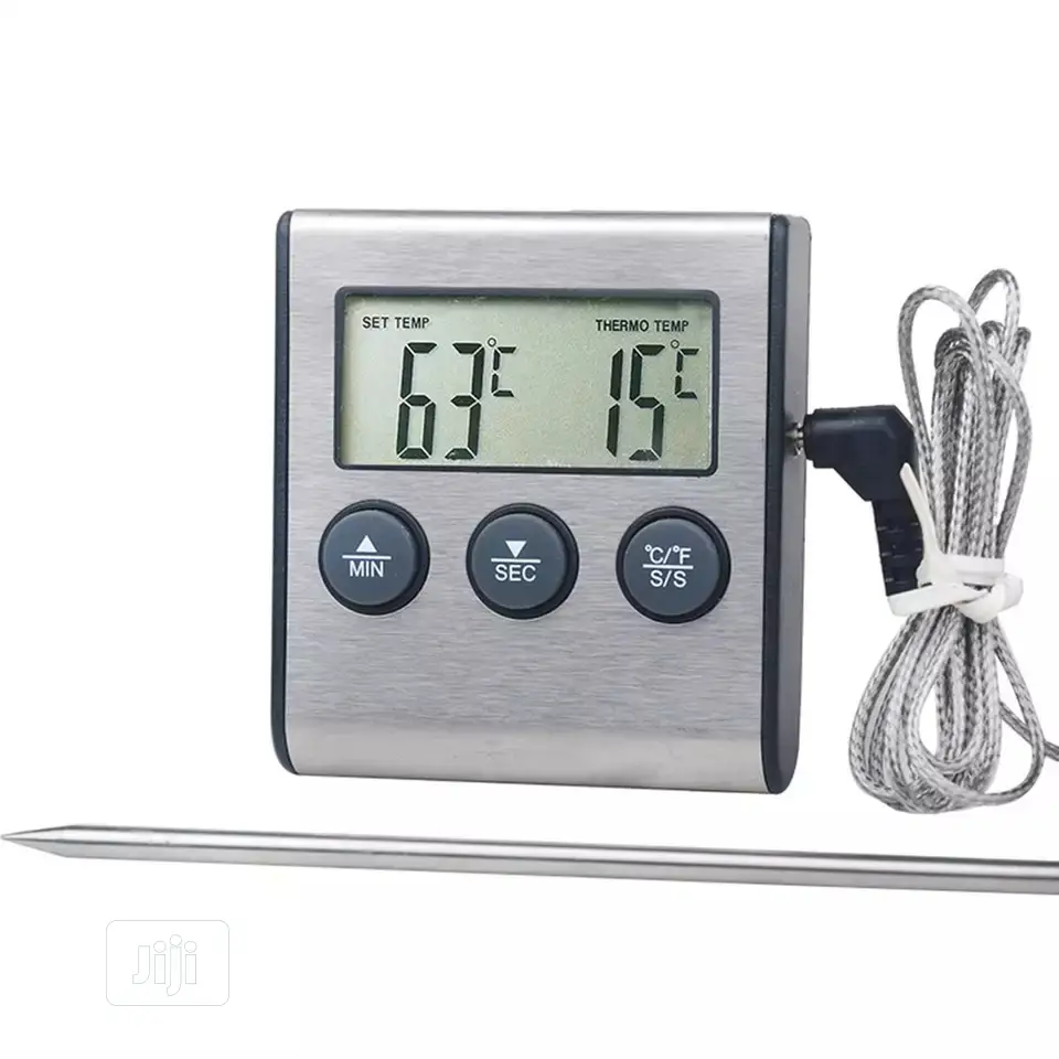 Digital Kitchen Thermometer With Timer