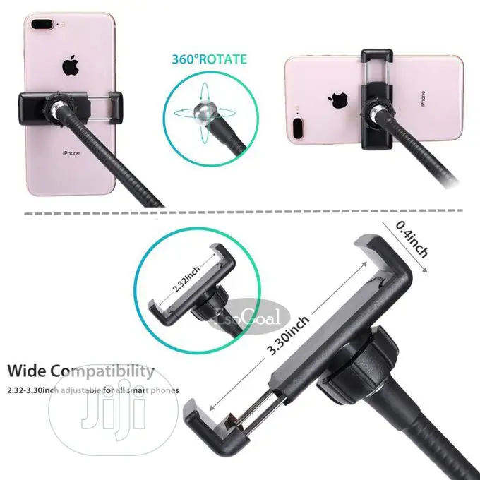 Light LED Selfie Ring Cell Phone Holder Stand