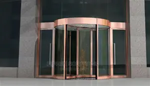 Tempered Glass Commercial Revolving Hotel Door