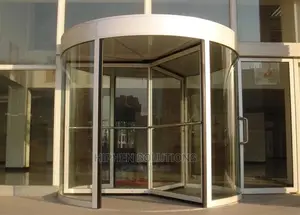 Automatic Revolving Hotel Entrance Sliding Barrier Main Gate