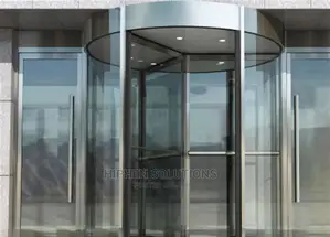 Commercial Door Sensor Glass Revolving Door Hotel Mechanism